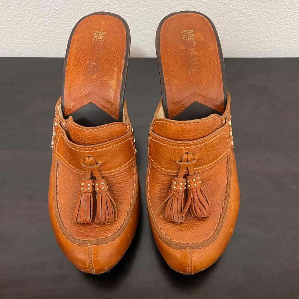 Michael Kors Leather Clogs